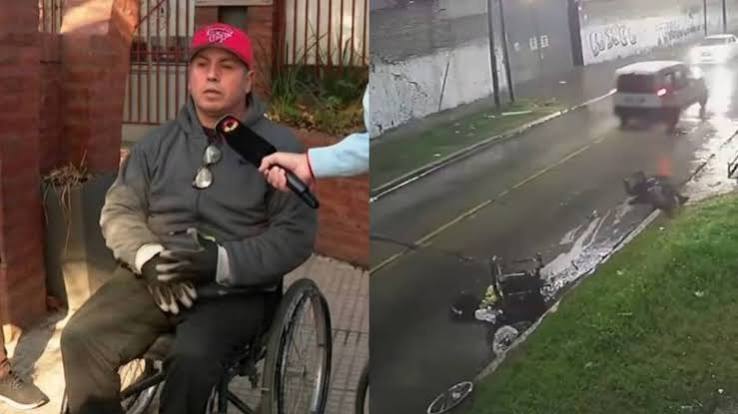 Posadas: atropellaron y mataron a un hombre en silla de ruedas que pedía dinero, y el conductor fugó hacia Paraguay